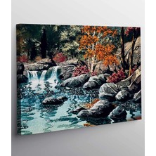 Stella Store Hırçın Dere Kanvas Tablo