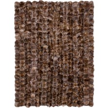 Dericibey Doğal Toskana Kürk Halı KH301-21 Kahverengi