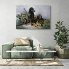 Stella Store Köpek Resimi- Kanvas Tablo