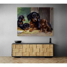 Stella Store Köpek Resimi- Kanvas Tablo