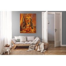 Stella Store Köpek Resimi- Kanvas Tablo