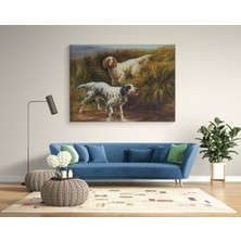 Stella Store Köpek Resimi- Kanvas Tablo