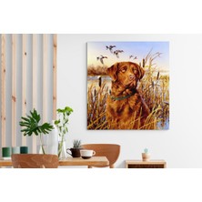 Stella Store Köpek Resimi- Kanvas Tablo