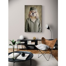 Stella Store Köpek Resimi- Kanvas Tablo