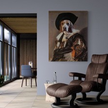 Stella Store Köpek Resimi- Kanvas Tablo