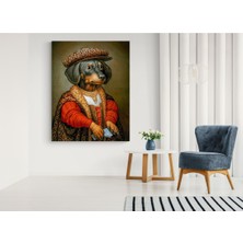 Stella Store Köpek Resimi- Kanvas Tablo