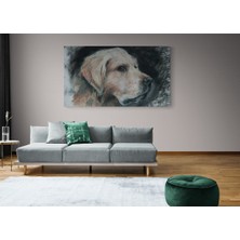 Stella Store Köpek Resimi- Kanvas Tablo