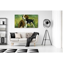 Stella Store Köpek Resimi- Kanvas Tablo