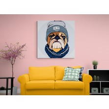 Stella Store Köpek Resimi- Kanvas Tablo