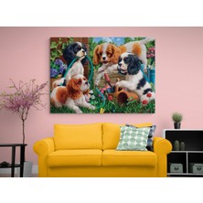 Stella Store Köpek Resimi- Kanvas Tablo