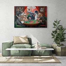 Stella Store Köpek Resimi- Kanvas Tablo