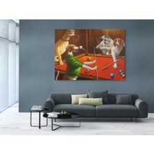 Stella Store Köpek Resimi- Kanvas Tablo