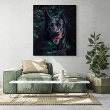 Stella Store Köpek Resimi- Kanvas Tablo