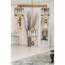 Begüsa Lux 3.lü Eskitme Sıralı Avize