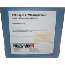 Gerling Holz & Co Antifrogen L-Wassergemisch Soğutma Sıvısı | 10 Litre | %25 Propilen Glikol Bazlı Koruyucu Karışım