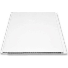 Ser Profil Düz Beyaz Plastik Pvc Duvar Tavan Lambiri / 30 Adet 20 cm x 2 M - 12 M²