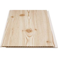 Ser Profil Fındık Ahşap Desen Plastik Pvc Duvar Tavan Lambiri / 40 Adet 20 cm x 1 M - 8 M²