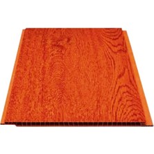 Ser Profil Düz Koyu Meşe Plastik Pvc Duvar Tavan Lambiri / 40 Adet 20 cm x 1 M - 8 M²