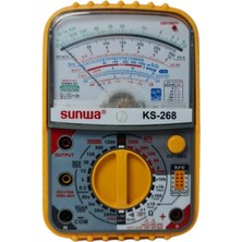 Sunwa KS-268 Kılıflı Analog Ölçü Aleti Mulltimetre