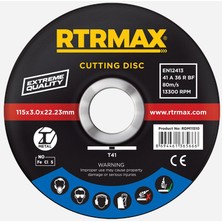 Rtrmax RDM18030 Metal Kesme Diski