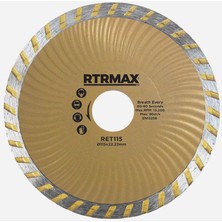 Rtrmax RET115 Turbo Kanallı Elmas Testere