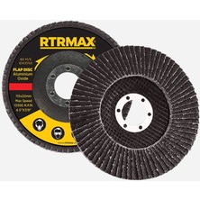 Rtrmax RDF11540 Flap Disk Alüminyum Oksit 115 mm