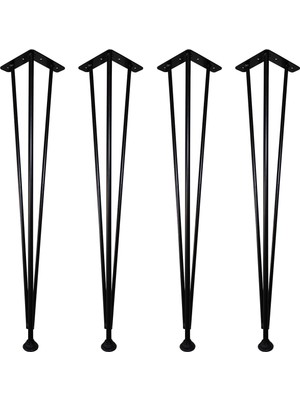 H.A.P Metal Masa Ayağı 73 cm Üniversal Pingolu Firkete Ayak 4 Adet