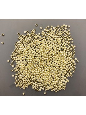 Yiğit Aksesuar 500 Adet Gold Yuvarlak Takı Yapım Ara Aparatı 3 mm