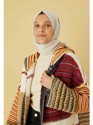 Fresh Scarfs Pamuk Viskon Şal Naturel Bej