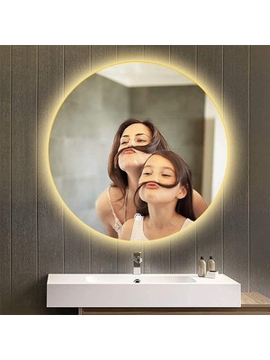 Toprak Dekor 60 cm Ledli Banyo Aynası