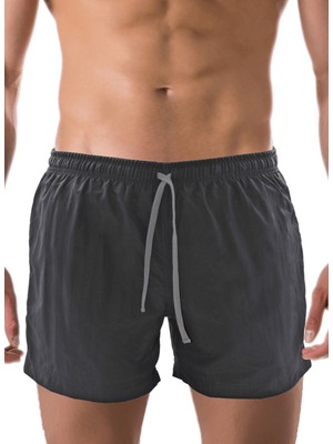 The Don Düz Bağcıklı Erkek Şort Mayo