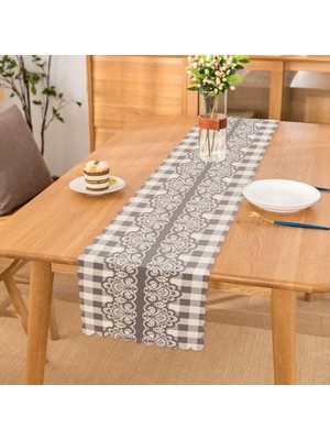 RealHomes Özel Tasarım Dijital Baskılı Dekoratif Runner