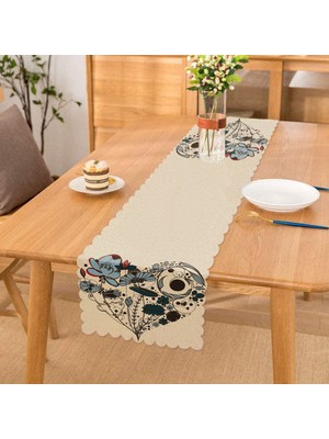 RealHomes Dijital Baskılı Dekoratif Özel Tasarım Runner