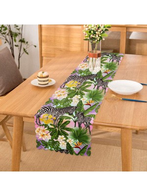 RealHomes Egzotik Zebra Desenli Modern Özel Tasarım Runner