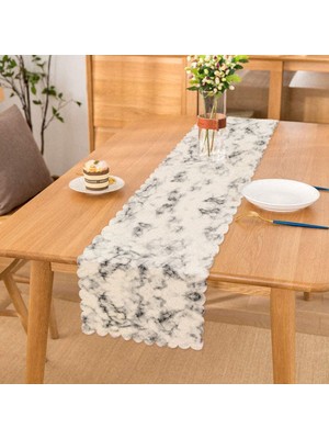 RealHomes Açık Mermer Zeminli Dijital Baskılı Özel Tasarım Runner