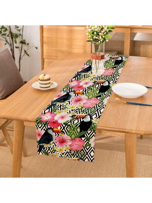 RealHomes Real Homes Dijital Baskılı Dekoratif Özel Tasarım Runner