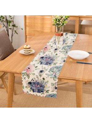 RealHomes Real Homes Dijital Baskılı Dekoratif Özel Tasarım Runner