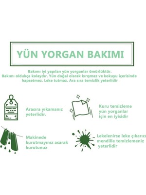 Osmanlı Home Scoch Tek Kişilik Yün Yorgan