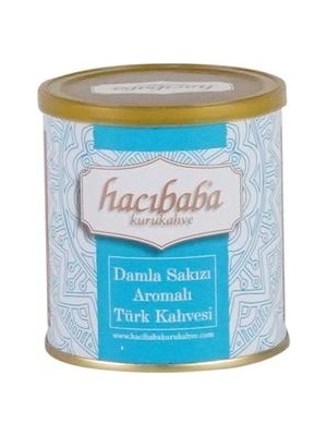 Hacıbaba Damla Sakızı Aromalı Türk Kahvesi Teneke Kutu 100 gr