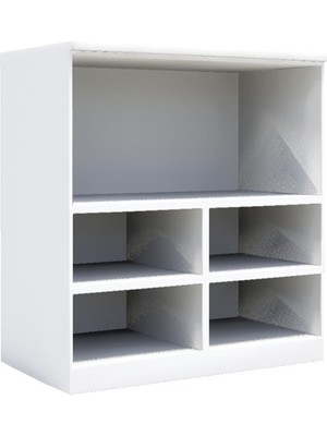 Woody Life 5 Raflı Açık Dolap Çocuk Uzay Temalı