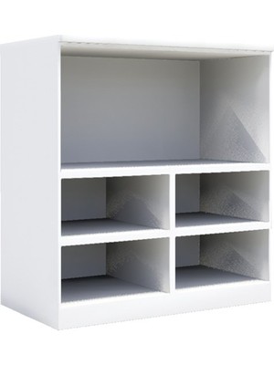 Woody Life 5 Raflı Çocuk Odası Anaokulu Kreş Dolap Kış Temalı