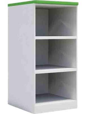 Woody Life 3 Raflı Çocuk Odası Anaokulu Kreş Dolap Şehir Temalı