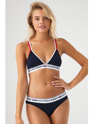 U.S. Polo Assn. 66254 Üçgen Kesim Büstiyer Slip Takım