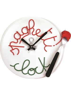 Antartidee Spagetti Tabağı Duvar Saati Spaghetti Plate Wall Clock