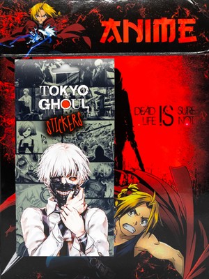 Wiccu Anime Tokyo Ghoul 12'li Sticker