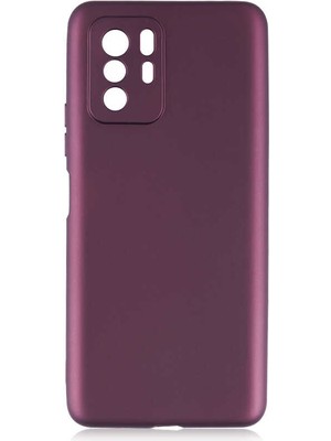 Kupa Xiaomi Poco X3 Gt Kılıf Kamera Korumalı Ince Darbe Emici Leke Tutmaz Silikon Kapak Mürdüm