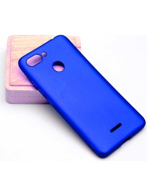 Kupa Xiaomi Redmi 6 Kılıf Kamera Korumalı Ince Darbe Emici Leke Tutmaz Silikon Kapak Saks Mavi