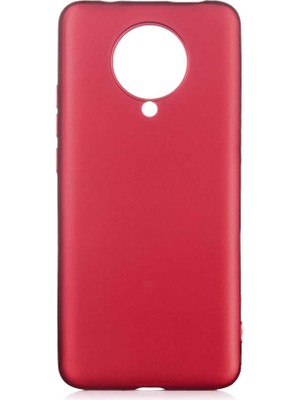 Kupa Xiaomi Poco F2 Pro Kılıf Kamera Korumalı Ince Darbe Emici Leke Tutmaz Silikon Kapak Mürdüm