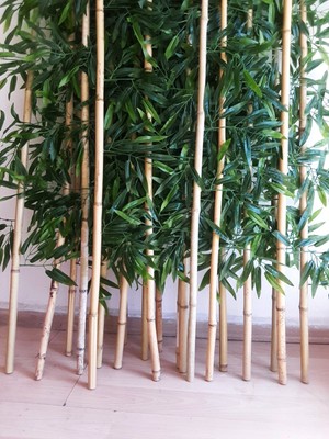 Bambu 20 Adet  1.5 Metre Boyunda Yapay Bambu Ağaç Çubukları Bambu Ağaçlar