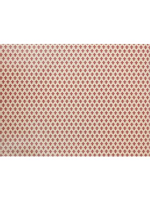 Alkor 480-0049 Kırmızı Damask Desen Yapışkanlı Folyo (45CM x 1mt)